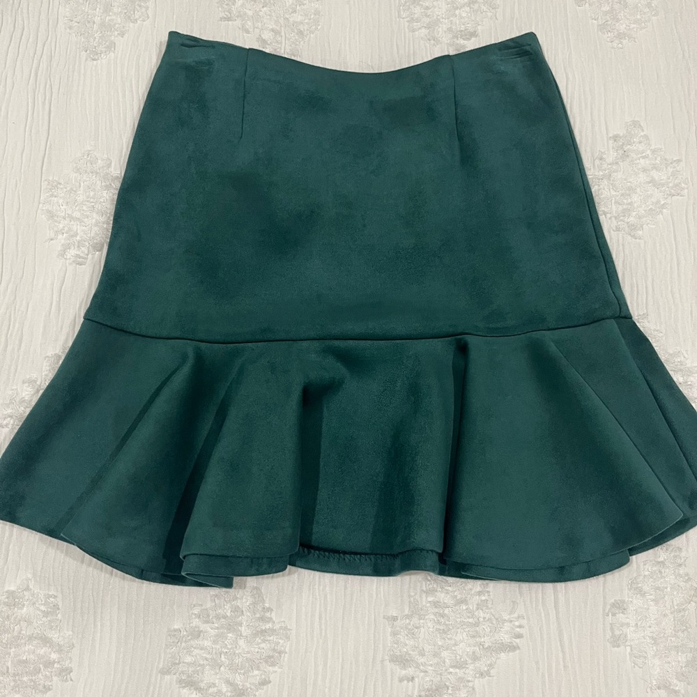 small green skirt